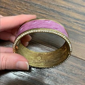 Purple gold bling sparkle bracelet